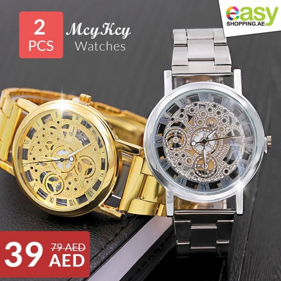 2 PCS Mcy Kcy Watches 19121